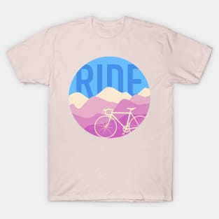 Ride - Road Bike Vintage Colors T-Shirt